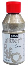 GLITTER GEL 250ml SILVER PEBEO