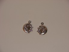 METALNI PRIVJESAK SUNCE/MJESEC 20mm